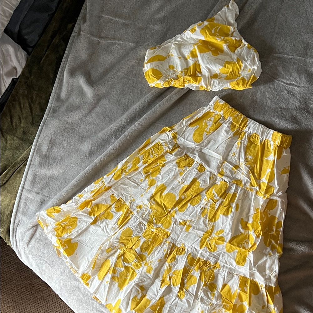 Sunny Floral Skirt Set